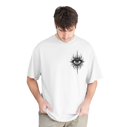 Oversized Eye Graphic T-Shirt – 210 GSM Premium Cotton
